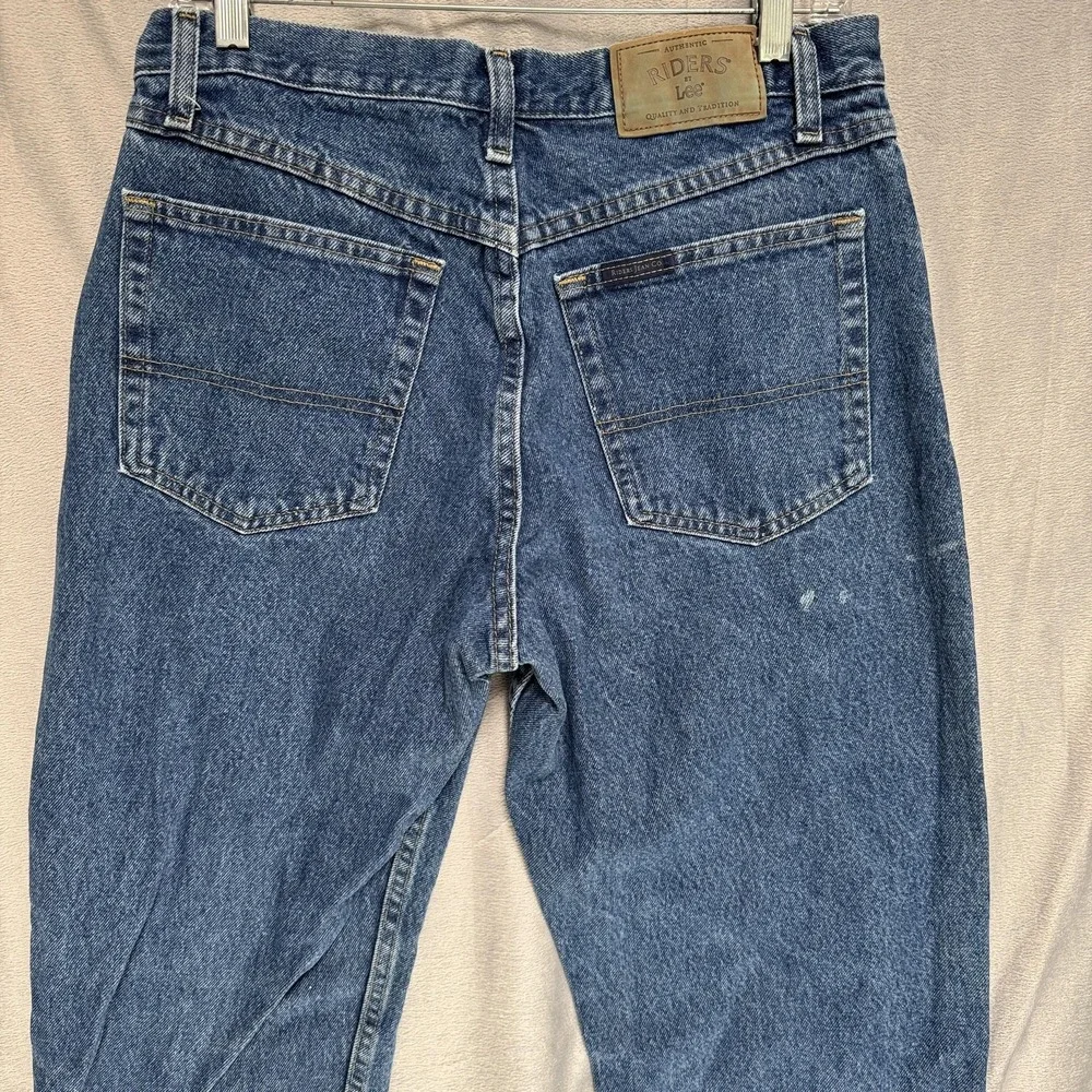 Riders By Lee Jeans Mens 32x30 Blue Denim‎ Relaxed Fit Straight Leg Zip Fly